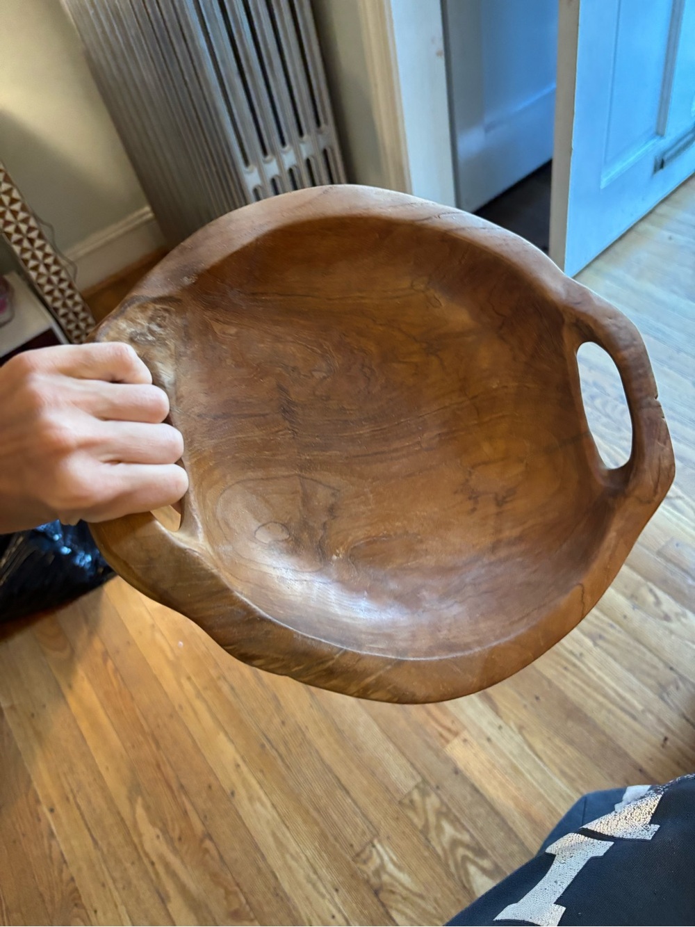 Anthropologie Terrain teak entryway/catch all bowl